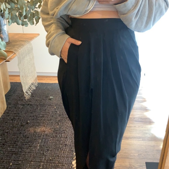 High waisted long Skirt with slit (tulip shape) - Picture 5 of 9